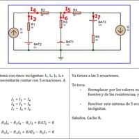 Hallar los siguientes valores en el circuito