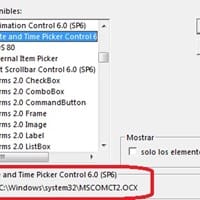 ¿Cómo hago para tener disponibles los controles monthview o dtpicker en Excel 2013?