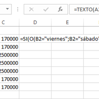 ¿Es posible que la fórmula SI funcione correctamente si en su contenido tiene otra fórmula?