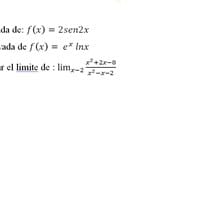 Ejercicios Derivadas de orden superior , Derivadas de orden superior
