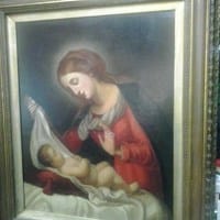 Que valor real puede tener un cuadro de la virgen y el niño 5 ( Rafael)..pintado entre 1832/40 ( WINDSOR & NEWTON) y su autor.