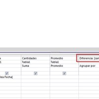 Sumar tras filtrar en ACCESS
