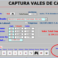 Crear un informe, Impresión de etiquetas