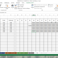Repetir Macros Aplication.sendkeys por 42. Y ejecutar la misma condición en la siguiente fila