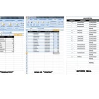 Reporte general por producto y sub total y total