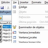 Activar: Ver Objeto en VBA Excel