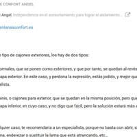 Arreglar una persiana con cajón exterior