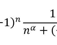 Determine para que valores de (alfa) cumple para que la serie sea absolutamente convergente