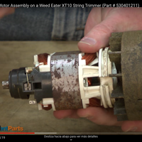 Desbrozadora electrica 230v ac cambiar a bateria 18v dc