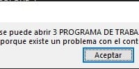 Archivos dañados que no permite abrir
