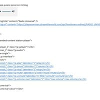 Codigo java para control de volumen de reproductor de radio