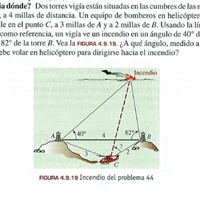 Ayuda con este problema de teorema del seno y coseno.