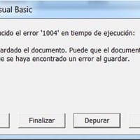 ¿Cómo solucionar error '1004' al ejecutar macro en Excel?