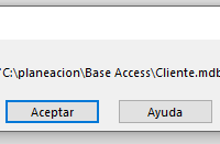 El archivo esta en uso, base de Access