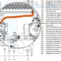 Para que sirve el tubo que va desde la válvula de gas a la cámara de combustión en caldera mural