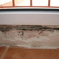 Tela asfáltica en entrada azotea