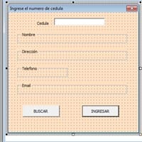 Userform o macro para buscar todos los datos de un cliente solo con el numero de CI, que están almacenados en una base de datos.