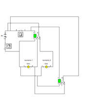 Como reemplazar los relé por transistores en este circuito