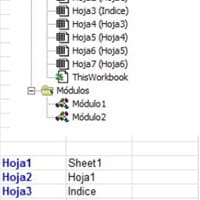 Obtener números de hojas de libro excel
