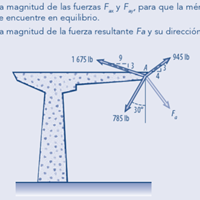 Estática y resistencia de materiales ejerc.