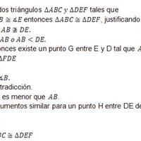 Congruencias de triángulos, geometría no ecuclidiana