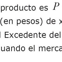 La función de demanda para un producto es , en donde P es el precio por unidad (en pesos) de x unidades.