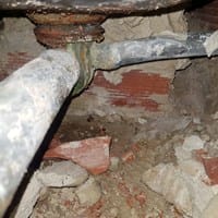 Como cambiar sifón de una bañera antigua