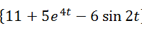 Determinar la transformada de Laplace de la siguiente función 6/6 ECUACIONES DIFERENCIALES