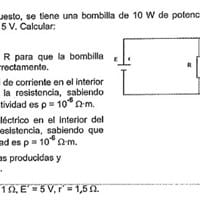 Calculo campo eléctrico, potencias consumidas y densidad