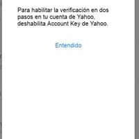Abrir yahoo sin tocar la llave de mi móvil