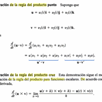 Demuestra la regla del producto cruz