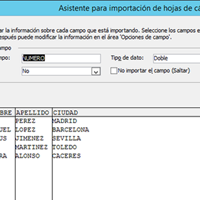 ¿Al importar una tabla de excel a access cambia columna de texto a numérica?