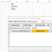 Formato condicional basado en una lista