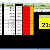 Funciones ciber café básico en excel con vb
