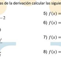 Resolver ejercicios de calculo derivadas