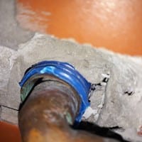 Pasamuros tubería de gas ¿Mal colocado?