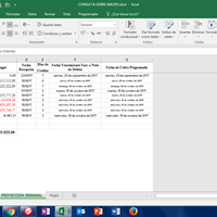 Macro que permite ordenar datos por fecha de vencimiento