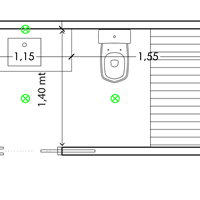 Situación de enchufe en baño