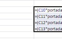 Excel problema con fórmula porcentaje