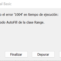 Error con el método autofill