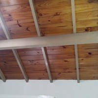 Como pintar techo de madera