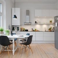 ¿Color muebles de la cocina y pintura?