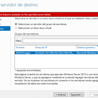 Error con roles y características Windows Server 2019