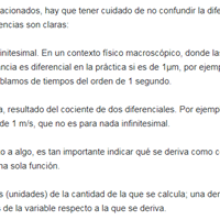 Mediante la gráfica de una función identifica la relación de una derivada y la diferencial ¿?