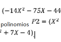 2.1 Expresar el polinomio ... Como una combinación lineal de los polinomios