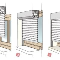 Duda ventana PVC y cajón para alto nivel de ruido