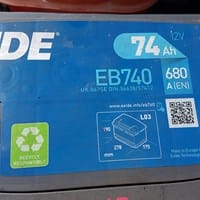Falla la batería del coche