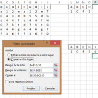 Filtro avanzado que discrimine columnas en función del encabezado