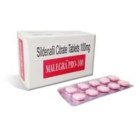 A common drug containing sildenafil - Malegra professional