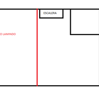 Instalación suelo laminado sólo en la mitad de un local
